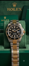 ROLEX TWO TONE ONYX SUBMARINER