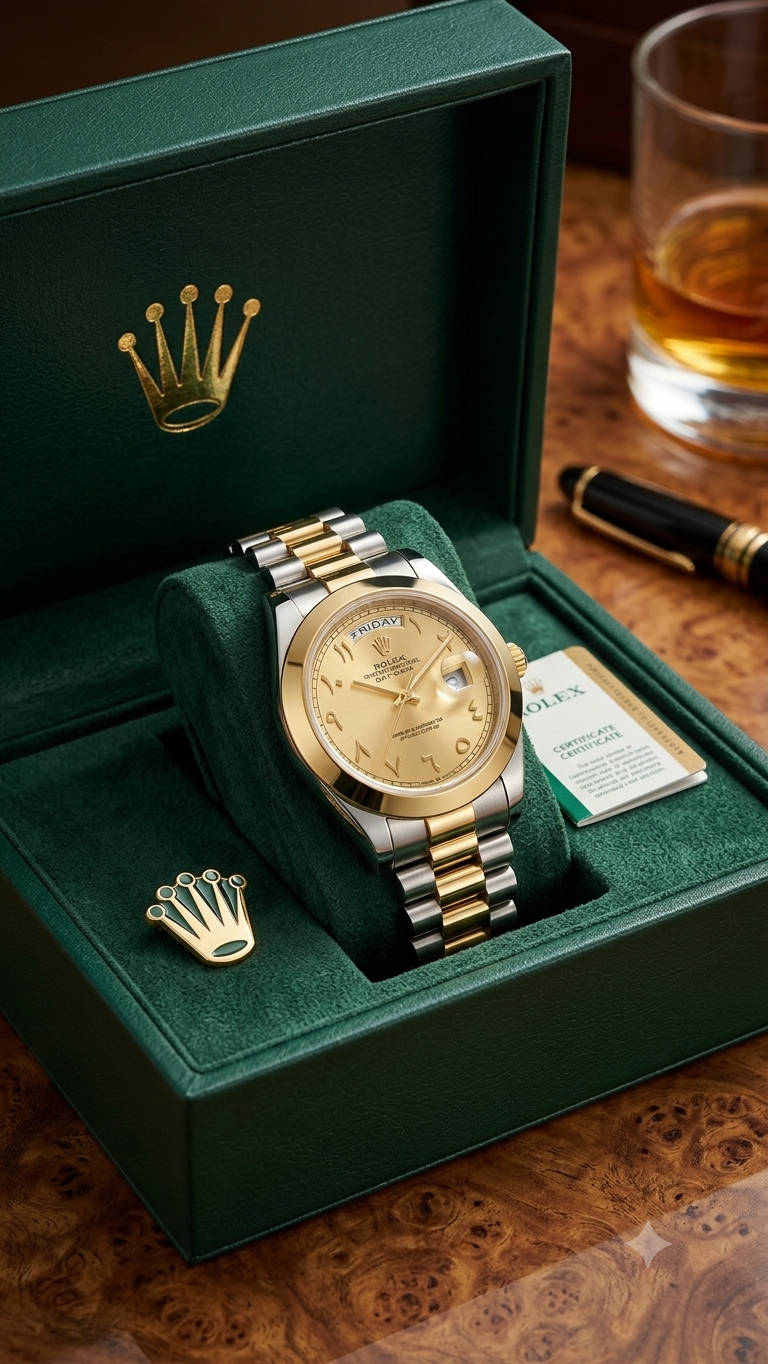 GOLDEN ROLEX EASTERN ARABIC DIAL